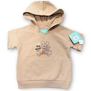 NWT Disney Baby Mickey Mouse Short Sleeve Hoodie | 18M